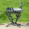 Verdigris Finish Aluminum Seahorse Birdbath / Bird Feeder Additional image