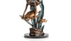 Ocean Explorers Mermaid and Turtle Brass and Marble Statue Additional image