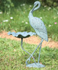 Verdigris Finish Aluminum Crane Birdbath Additional image