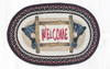 Earth Rugs OP-344 Bear Welcome Oval Patch 20" x 30" Main image