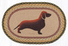 Earth Rugs OP-57 Dachshund Oval Patch 20" x 30" Main image