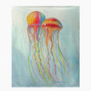 Betsy Drake Colorful Jellyfish Throw Main image