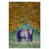 Betsy Drake Black Bear Guest Towel Main image