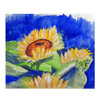 Betsy Drake Rising Sunflower Fleece Throw Main image
