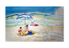 Betsy Drake Children At The Beach 30 X 50 Inch Comfort Floor Mat Main image