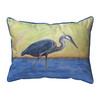 Betsy Drake Blue Heron Extra Large 20 X 24 Indoor / Outdoor Pillow Main image
