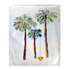 Betsy Drake Three Palms Fleece Throw Main image