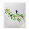 Betsy Drake Bird & Blackberries Throw Main image