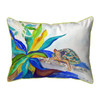 Betsy Drake Turtle & Lily Extra Large Corded Indoor/Outdoor Pillow 20x24 Main image