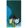 Betsy Drake White Lilies Beach Towel Main image