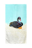 Betsy Drake Black Swan Beach Towel Main image