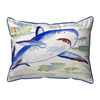 Betsy Drake Shark Large Indoor/Outdoor Pillow 16x20 Main image