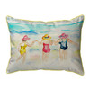 Betsy Drake Ladies Wading Large Indoor/Outdoor Pillow 16x20 Main image