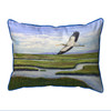 Betsy Drake Marsh Flying Large Indoor/Outdoor Pillow 16x20 Main image