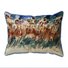 Betsy Drake Tight Race Large Indoor/Outdoor Pillow Main image