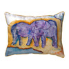 Betsy Drake Elephants Large Indoor/Outdoor Pillow 16x20 Main image