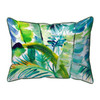 Betsy Drake Jungle Greens Large Indoor/Outdoor Pillow 16x20 Main image
