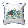 Betsy Drake Betsy's Crab Large Indoor/Outdoor Pillow 18x18 Main image