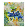 Betsy Drake Dragonfly's Garden Fleece Blanket Main image