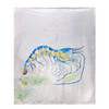 Betsy Drake Blue Shrimp Throw Main image