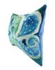 Betsy Drake Colorful Octopus In/Outdoor Decorative Throw Pillow 16in.X20in. Additional image