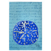 Betsy Drake Blue Sand Dollar Guest Towel Main image