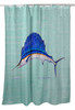 Betsy Drake Sailfish Shower Curtain Main image