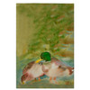 Betsy Drake Mallard Ducks Guest Towel Main image