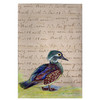 Betsy Drake F Wood Duck Script Guest Towel Main image