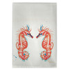Betsy Drake Coral Sea Horses Guest Towel Main image