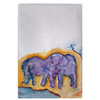 Betsy Drake Elephants Guest Towel Main image