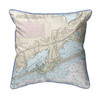 Block Island Sound Pillow 22x22 – Extra Large Indoor/Outdoor Main image