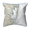 Fenwick to Chincoteague Map Pillow 22x22 – Extra Large Indoor/Outdoor Main image