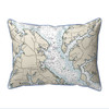 Chesapeake Bay Map Pillow 20x24 – Extra Large Indoor/Outdoor Main image