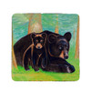Betsy Drake Bear Cub Coaster Set of 4 Main image