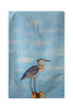 Betsy Drake Blue Heron on Stump Beach Towel Main image