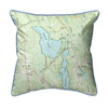 Square Pond, ME Large Map Pillow 18x18 – Corded Decor Main image