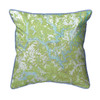 Lewis Smith Lake Map Pillow 12x12 – Small Corded Decor Main image