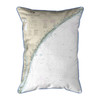 New River to Cape Fear Map Pillow 16x20 – Large Corded Indoor/Outdoor Main image