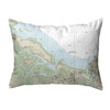 Essex Bay Map Pillow 16x20 – Noncorded Indoor/Outdoor Decor Main image
