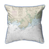 Guilford Point Map Pillow 18x18 – Large Corded Decor Main image