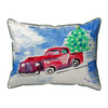 Betsy Drake Truck & Tree Extra Large Zippered Pillow 20x24 Main image