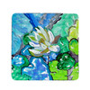 Betsy Drake White Lily Flower Coaster Set of 4 Main image