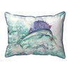 Betsy Drake Betsy's Sailfish Small Indoor/Outdoor Pillow 11x14 Main image