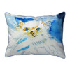Betsy Drake Junior the Cat Small Indoor/Outdoor Pillow 11x14 Main image