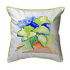 Betsy Drake Gingko Leaves Small Indoor/Outdoor Pillow 12x12 Main image