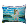 Betsy Drake Mia on the Rocks Small Indoor/Outdoor Pillow 11x14 Main image