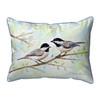 Betsy Drake Chickadees Extra Large Pillow 20 X 24 Main image