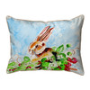 Betsy Drake Jack Rabbit Left  Indoor/Outdoor Extra Large Pillow 20x24 Main image