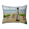 Betsy Drake Cape Henry Lighthouse Extra Large 20 X 24 Indoor / Outdoor Pillow Main image